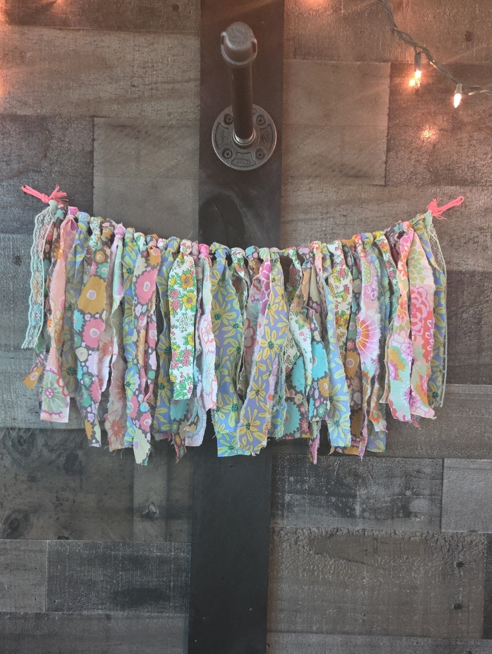 Handmade Pastel  Garland 21"